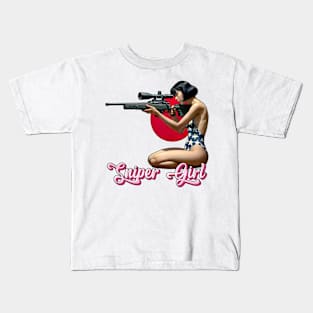 Sniper Girl Kids T-Shirt